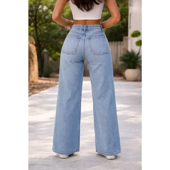 American Eagle Women's Blue Denim Jeans 5-Pocket Size 6 Inseam 32" - Picture 7 of 7